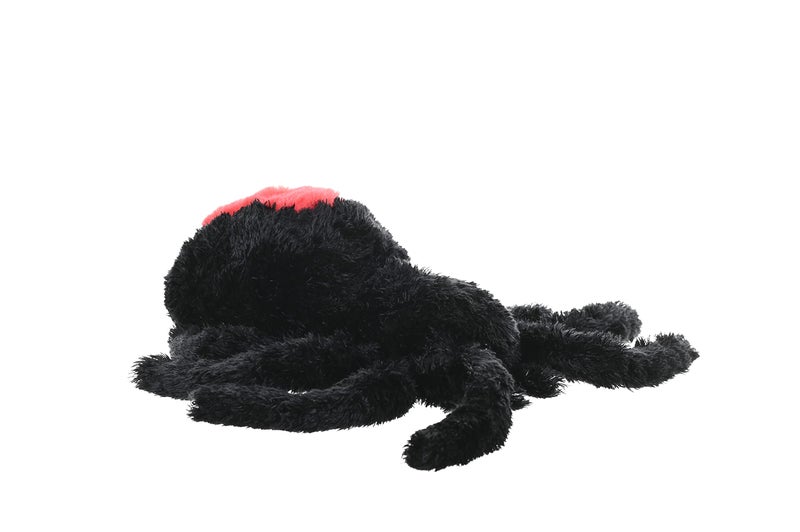 Wild Republic Redback Spider, Cuddlekins, Stuffed Animal, 12 inches, Gift for Kids, Plush Toy, Fill is Spun Recycled Water Bottles